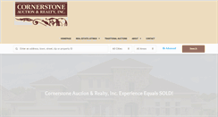 Desktop Screenshot of cornerstoneauctionco.com
